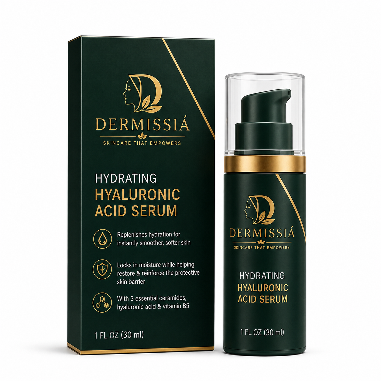 Dermissiá Hydrating Hyaluronic Acid Serum