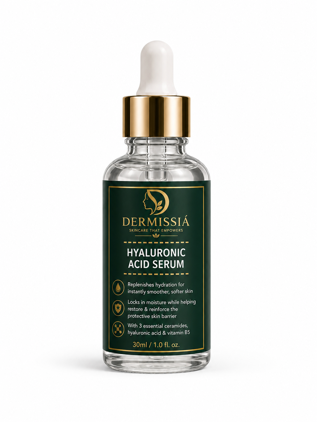 Dermissiá Hyaluronic Acid Serum | Intense Hydration | 30ml